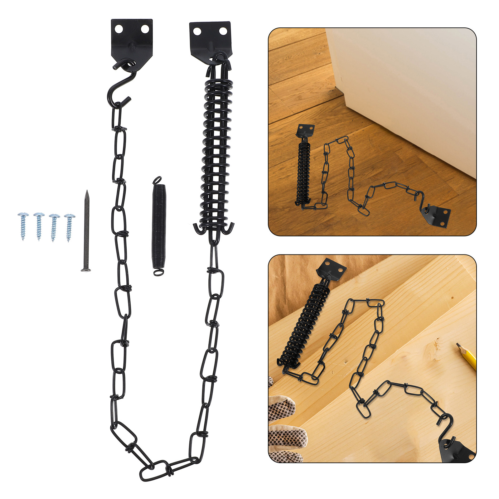 2 Set Ağır Hizmet Tipi Rüzgar  - Security Chain Door incelemesi ve fiyatı