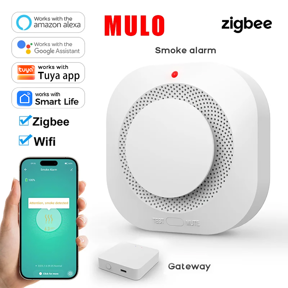 ZigBee WiFi Akıllı Duman Dedek - Smoke Detector Interconnected incelemesi ve fiyatı